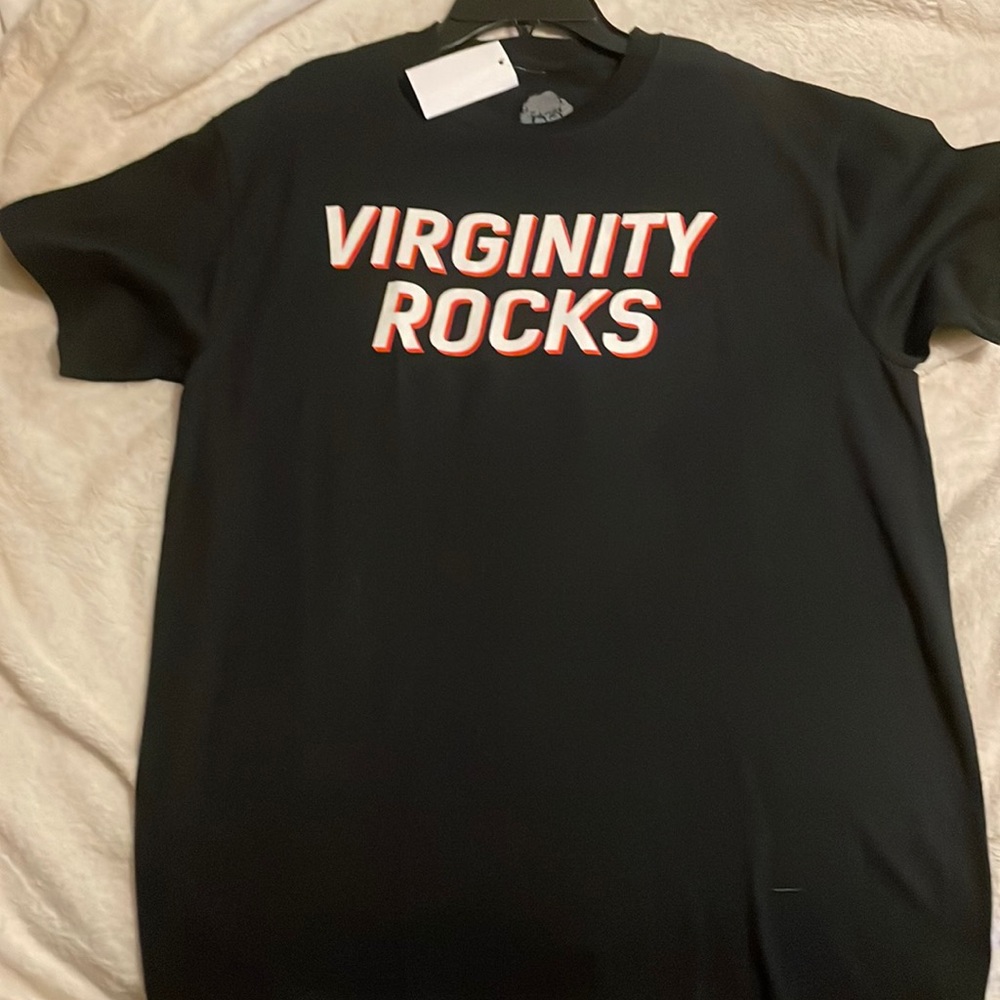 New Virginity Rocks T-Shirt Mens M